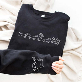 Personalized Dachshund Mom Sweatshirt