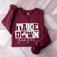 Take Down Season Wrestling Sweatshirt