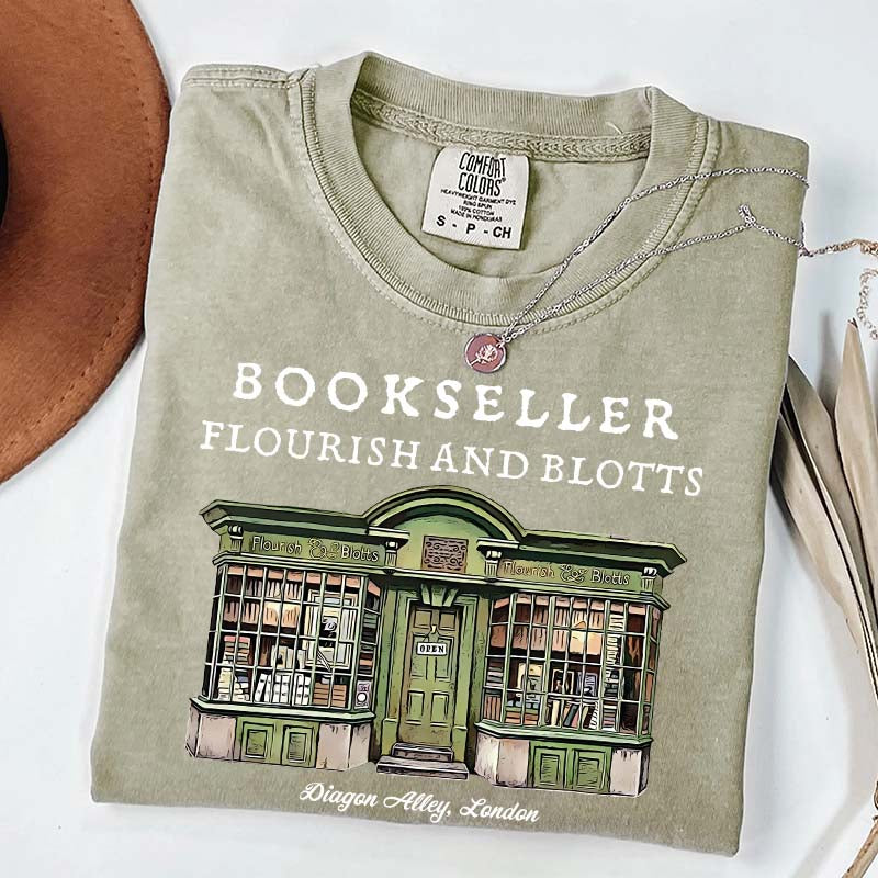 Wizard Bookstore Book Lover T-Shirt