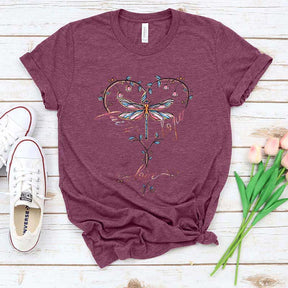 Faith Hope Love Religious Floral T-Shirt