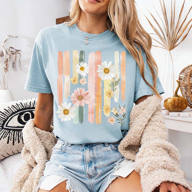 Floral Brushstroke T-Shirt