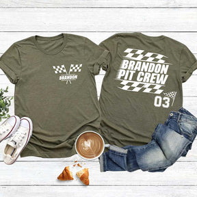 Custom Racing Name And Number T-Shirt