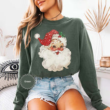 Retro Santa Cozy Winter Christmas Sweatshirt
