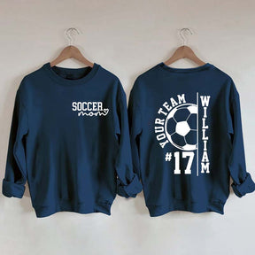 Personalized Soccer Mom Season Sweatshirt