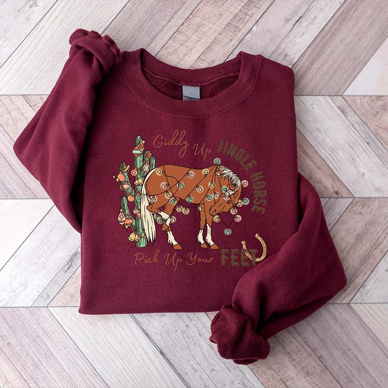 Jingle Horse Christmas Sweatshirt