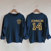Custom Volleyball Mom Name and Number Sweatshirt