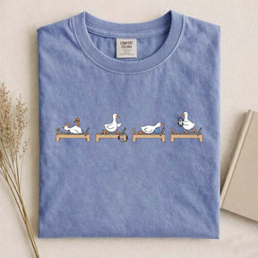 Funny Goose Pilates Minimal Animal Gym T-Shirt