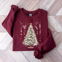 Cute Christmas Tree Vintage Sweatshirt