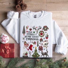 Gothic Christmas Skeleton Sweatshirt