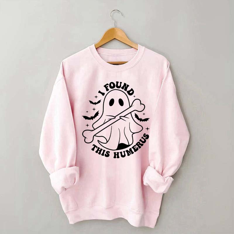 I found this humerus Ghost Holding Bone Sweatshirt