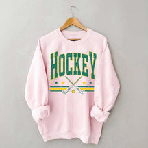 Retro Varsity Hockey Sweatshirt