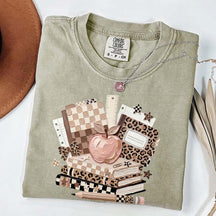 Checkered Leopard Teacher T-Shirt