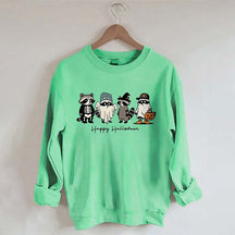 Cute Raccoon Ghost Sweatshirt