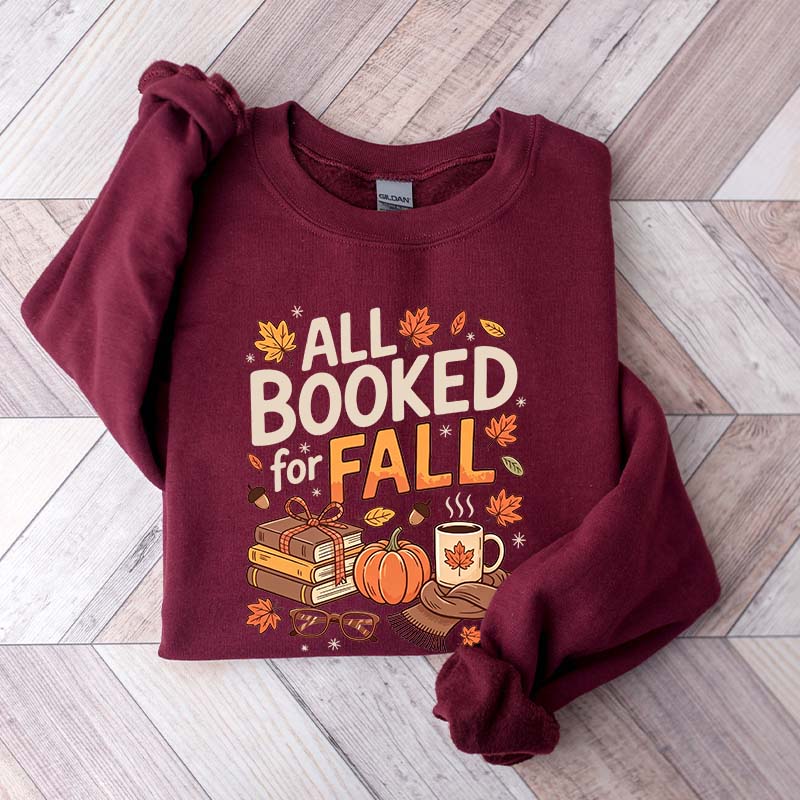All Booked For Fall Bookish Sweatshirt