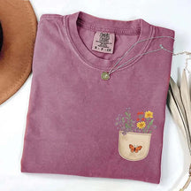 Wild Flowers Pocket T-Shirt
