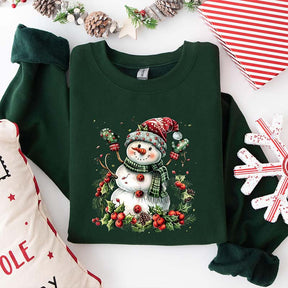 Cute Christmas Snowman Sweatshirt