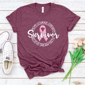 Cancer Survivor Ribbon T-Shirt