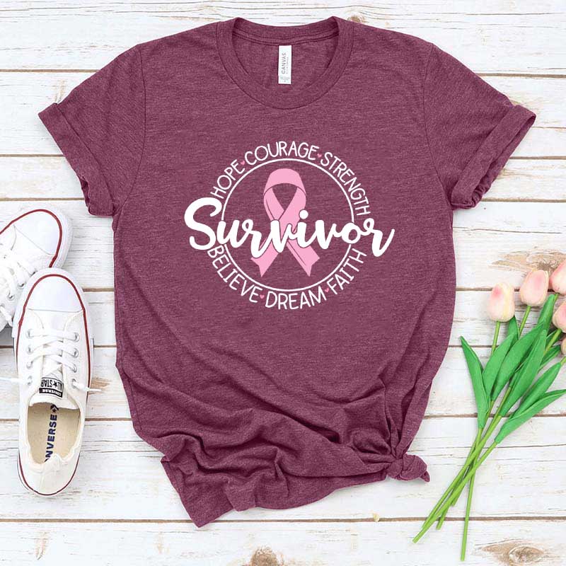 Cancer Survivor Ribbon T-Shirt