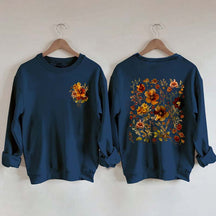 Autumn Cottagecore Autumn Floral Sweatshirt