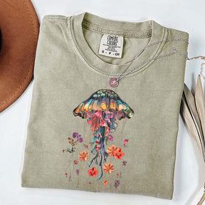 Floral Jellyfish T-Shirt