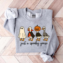 Halloween Just a Spooky Goose Sweatshirt