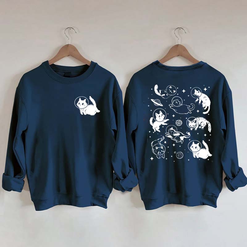Cats in Space Sweatshirt