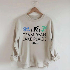 Custom Triathlon Swimming Biking Running Sweatshirt