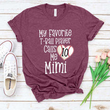 Personalized T-ball Game Day T-Shirt
