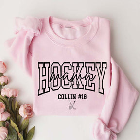 Personalized Hockey Mama Sweatshirt