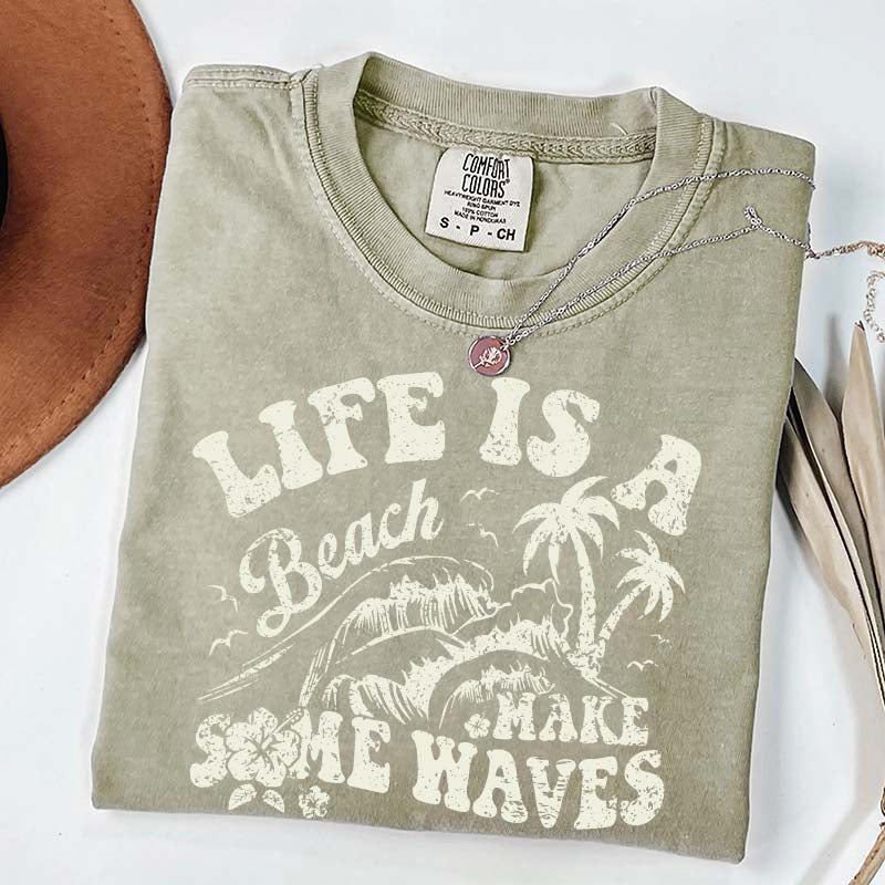 Comfort Colors Beach Graphic T-Shirt