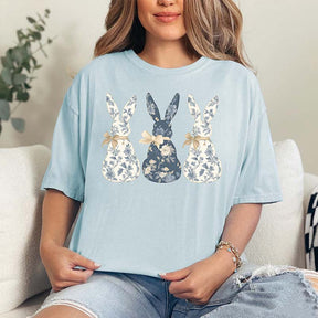 Comfort Colors Floral Bunny T-Shirt