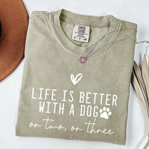 Minimalist Life Is Better With A Dog T-Shirt