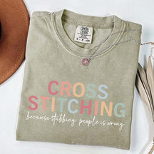 Cross Stitch Funny Crafting T-Shirt