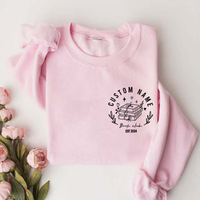 Custom Book Name Sweatshirt