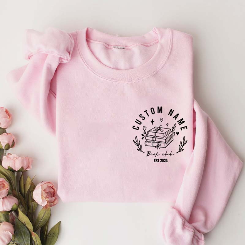 Custom Book Name Sweatshirt