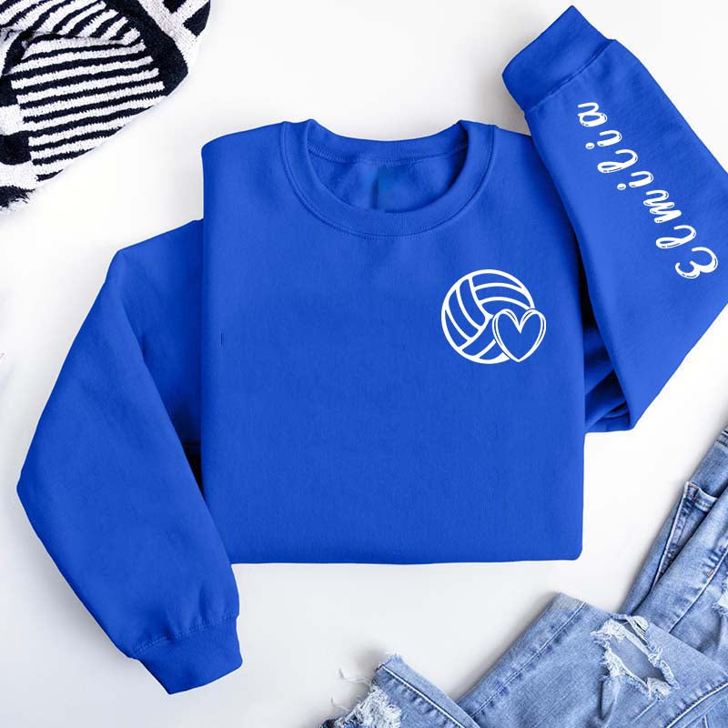 Custom Name High School Volleyball Sweatshirt
