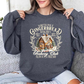 Gingerbread Christmas Houses Sweatshirt