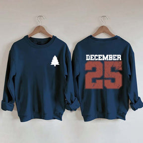 Distressed December 25 Sweatshirt
