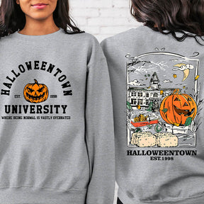 Retro Halloween Pumpkin Horror Sweatshirt