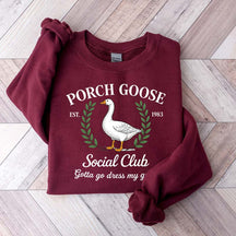 Porch Goose Social Club Gift Sweatshirt