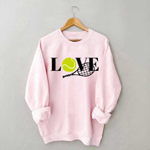 Cute Love Tennis Player Sweatshirt