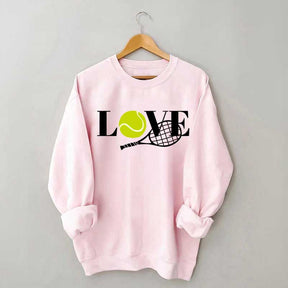 Cute Love Tennis Player Sweatshirt