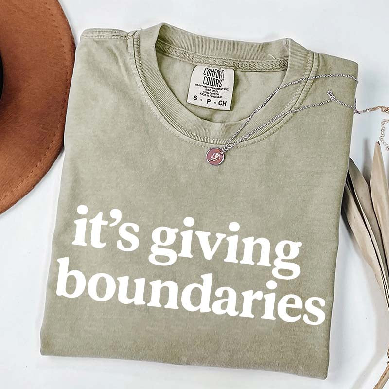 It's Giving Boundaries T-Shirt