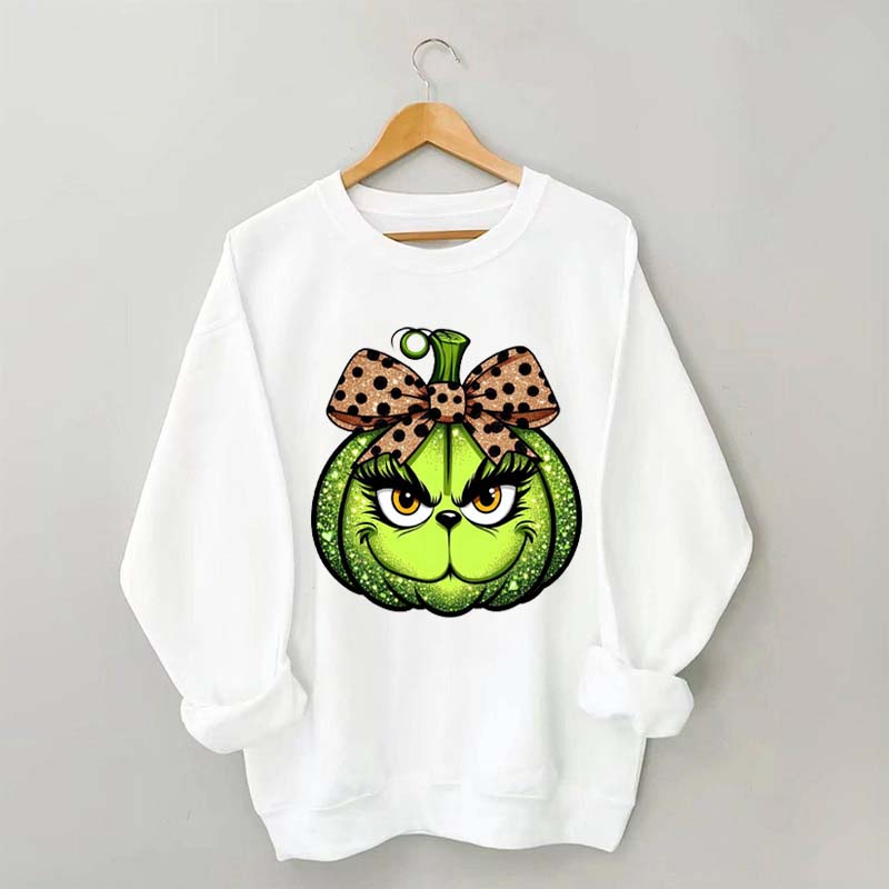 Halloween Leopard Green Guy Sweatshirt