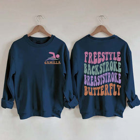 Personalized Name Swim Sweatshirt