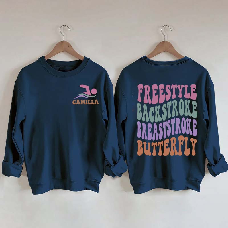 Personalized Name Swim Sweatshirt