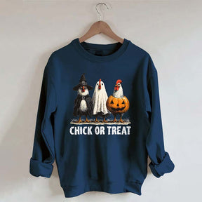 Retro Halloween Chicken Sweatshirt
