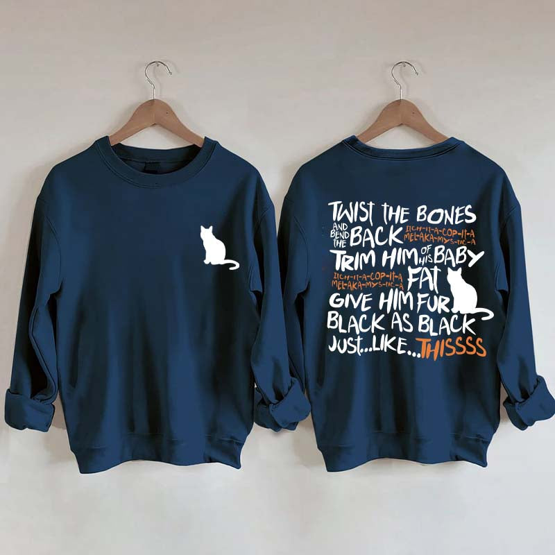 Funny Twist The Bones Cute Hocus Pocus Sweatshirt