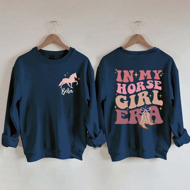 Custom In My Horse Girl Era Sweatshirt