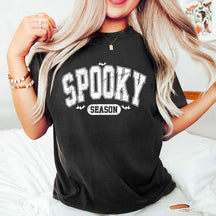 Womens Halloween Spooky Season Fall T-Shirt